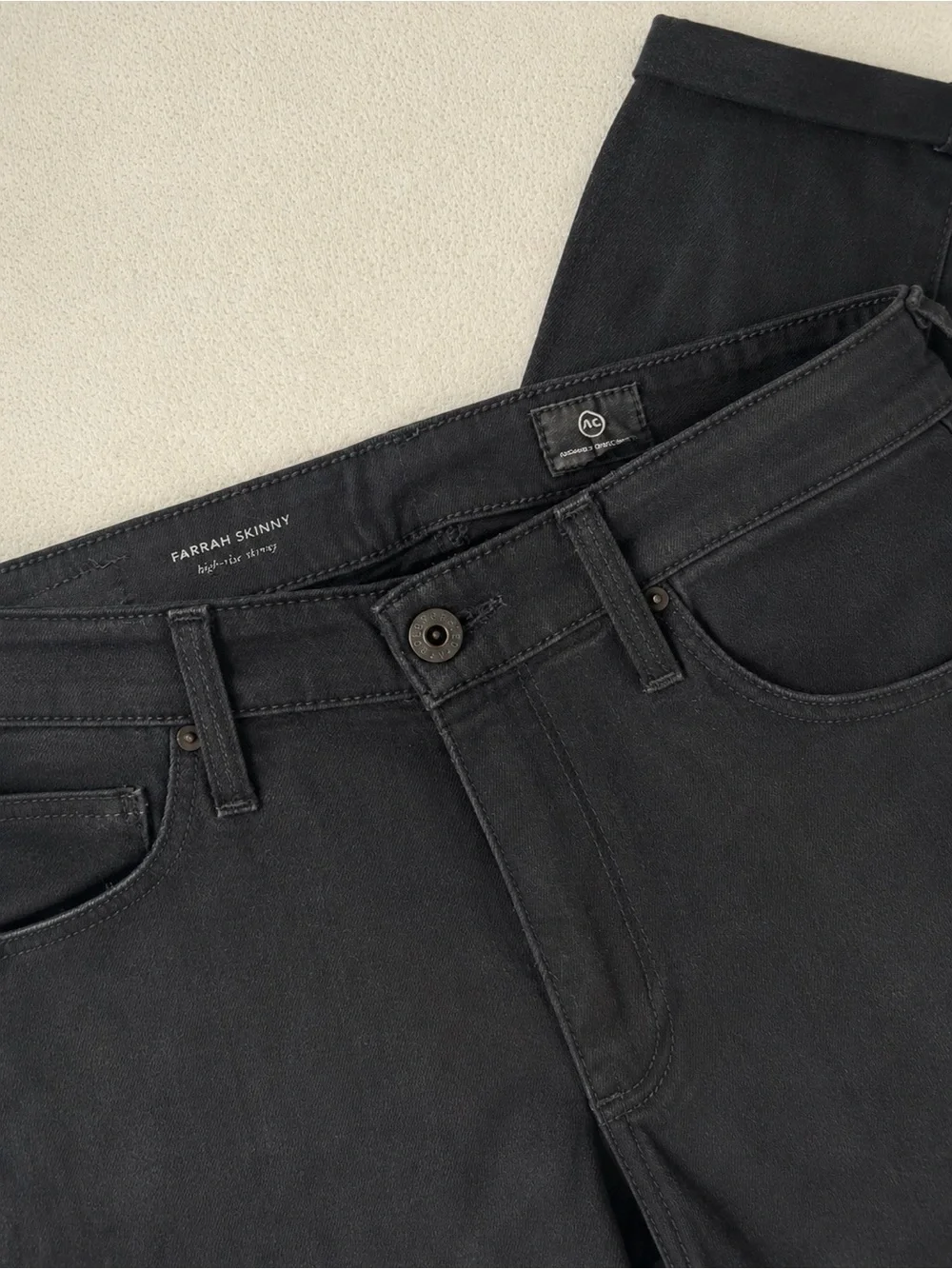 AG Adriano Goldschmied Black Skinny Jeans